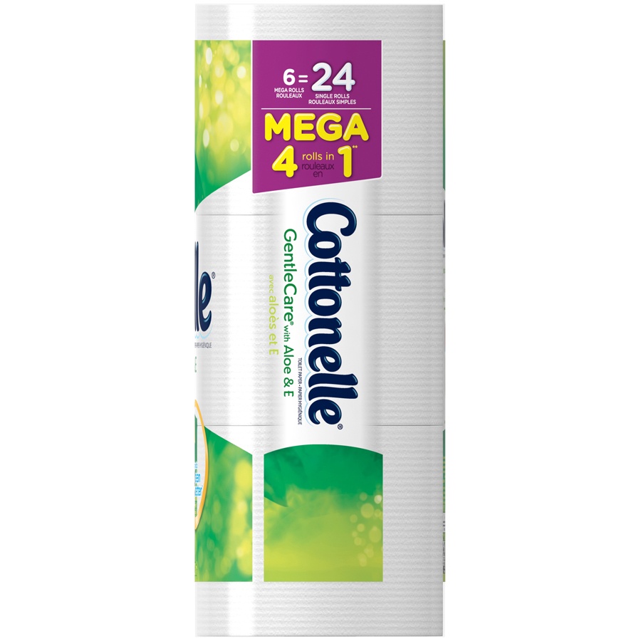 slide 2 of 3, Cottonelle Mega Roll Gentle Care, 6 ct