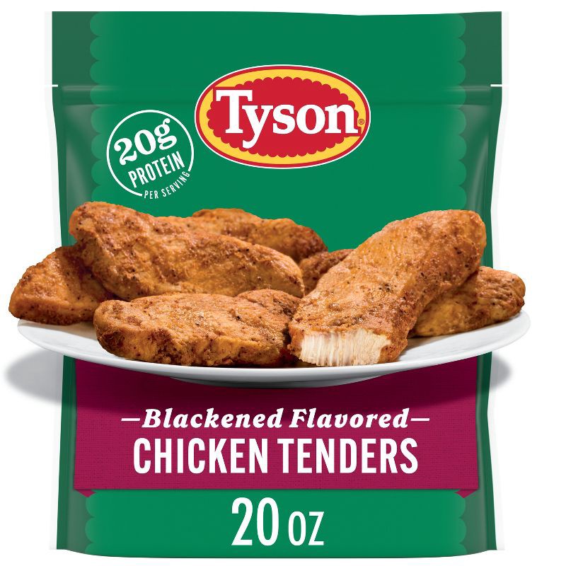 slide 1 of 7, Tyson Blackened Flavored Chicken Breast Strips - Frozen - 20oz, 20 oz