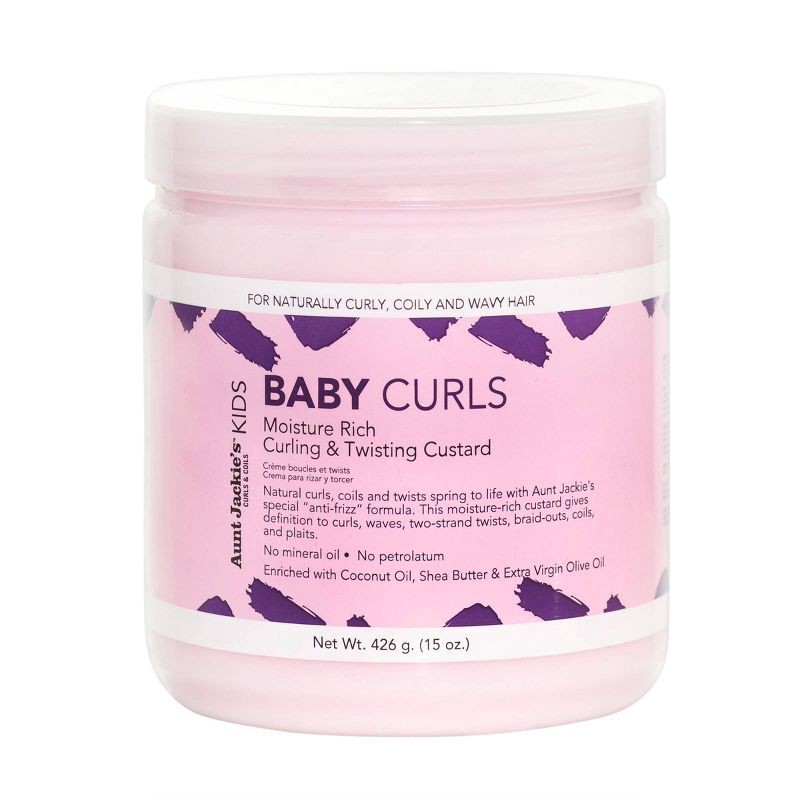 slide 1 of 3, Aunt Jackie's Kids Baby Curls Curling & Twisting Custard - 15oz, 15 oz