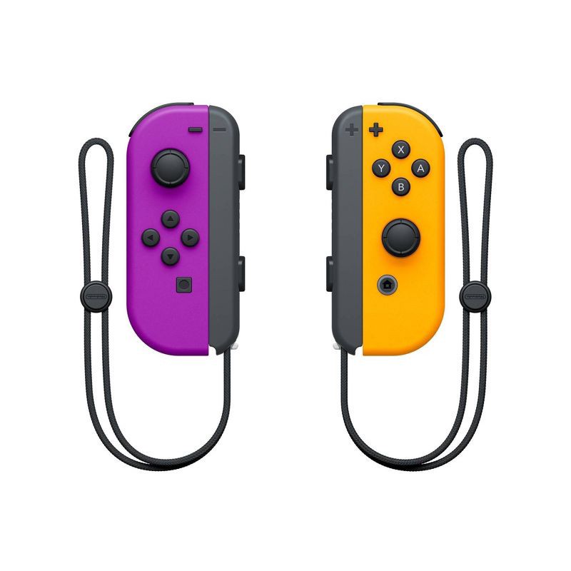 slide 2 of 3, Nintendo Switch Joy-Con L/R - Neon Purple/Neon Orange, 1 ct