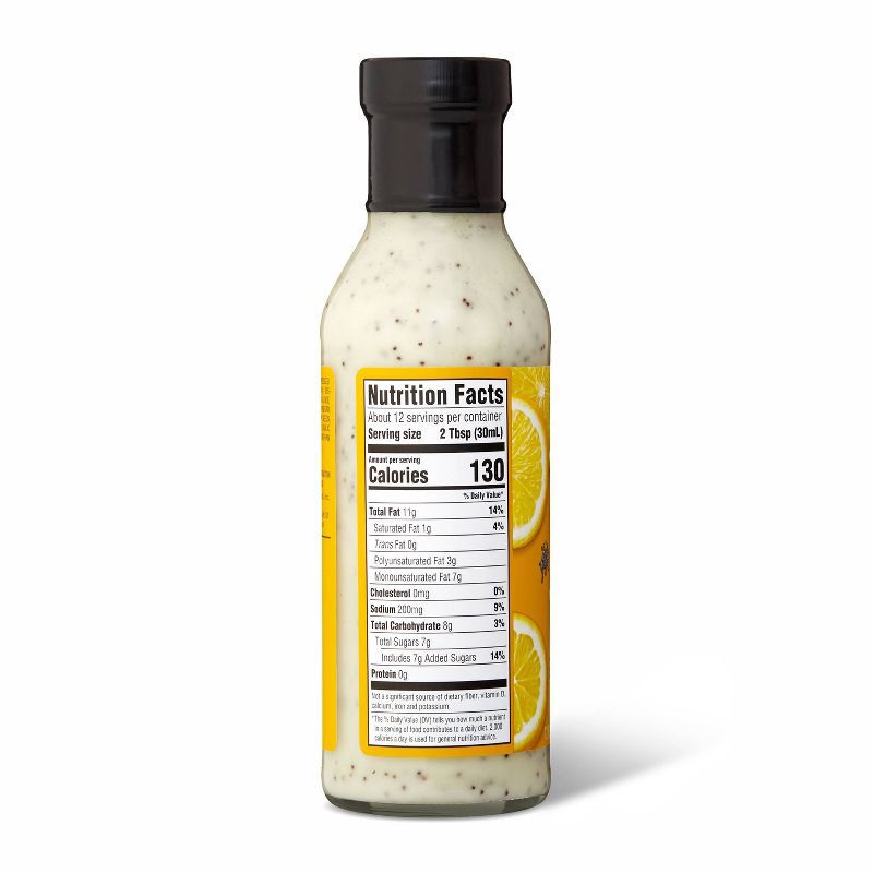 slide 2 of 2, Meyer Lemon Poppyseed Dressing - 12fl oz - Good & Gather, 12 fl oz