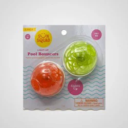 Light-Up Pool Bouncer Balls 2 pc - Sun Squad™: Splash Water Toys for Kids