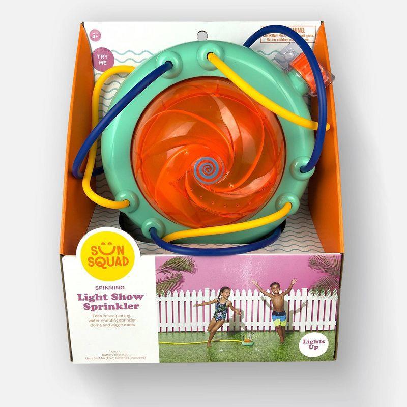 slide 3 of 4, Wet & Wild Light Show Sprinkler - Sun Squad™: Outdoor Water Toy for Ages 4+, 1 ct