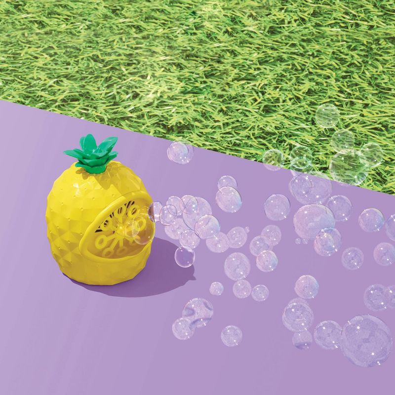 slide 3 of 3, Pineapple Bubble Maker - Sun Squad™: Plastic Toy for Kids Ages 3+, 1 ct