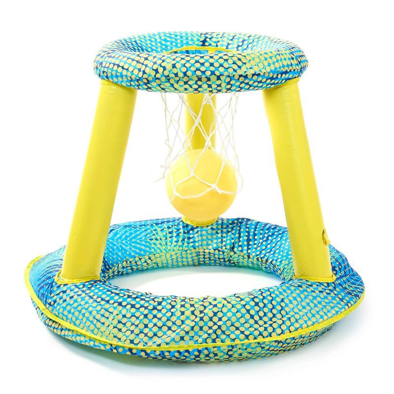 slide 5 of 9, Hydro Spring Hoops Basketball - Sun Squad™: Pool Games & Toys Set, 1 ct