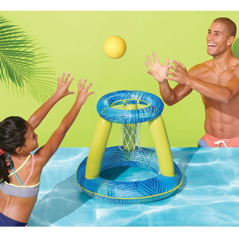 slide 7 of 9, Hydro Spring Hoops Basketball - Sun Squad™: Pool Games & Toys Set, 1 ct