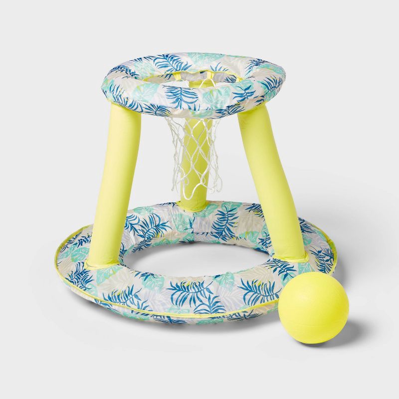 slide 1 of 9, Hydro Spring Hoops Basketball - Sun Squad™: Pool Games & Toys Set, 1 ct