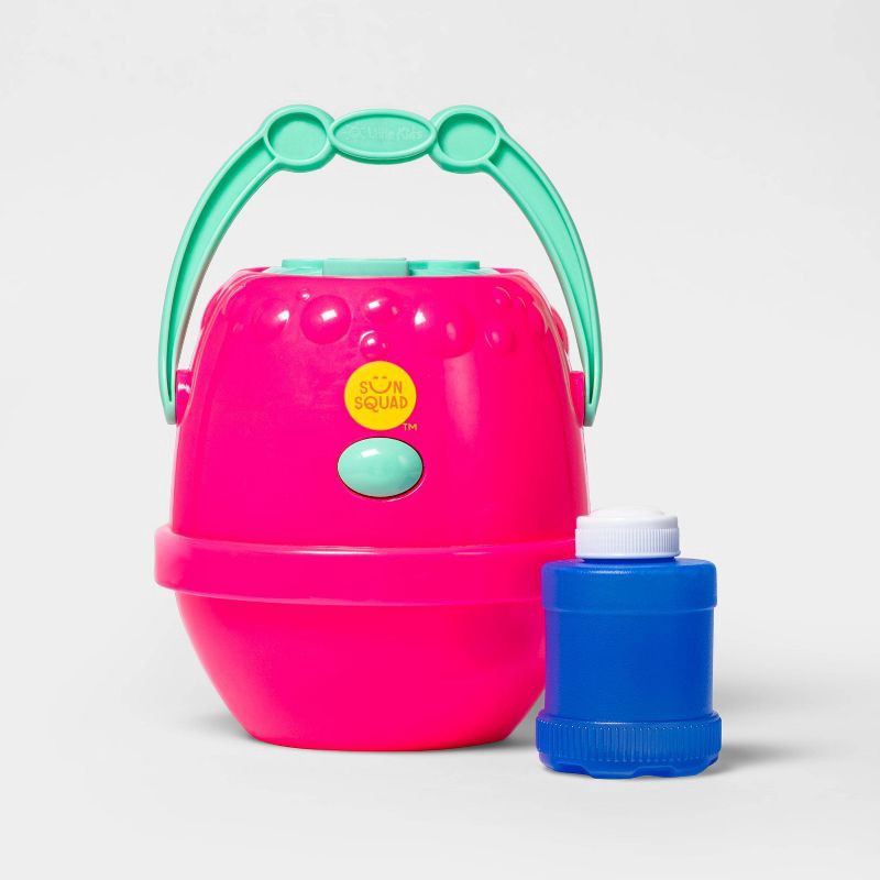 slide 1 of 5, No Spill Bubble Machine (Colors May Vary) - Sun Squad™: Toy for Toddlers and Kids, 1 ct