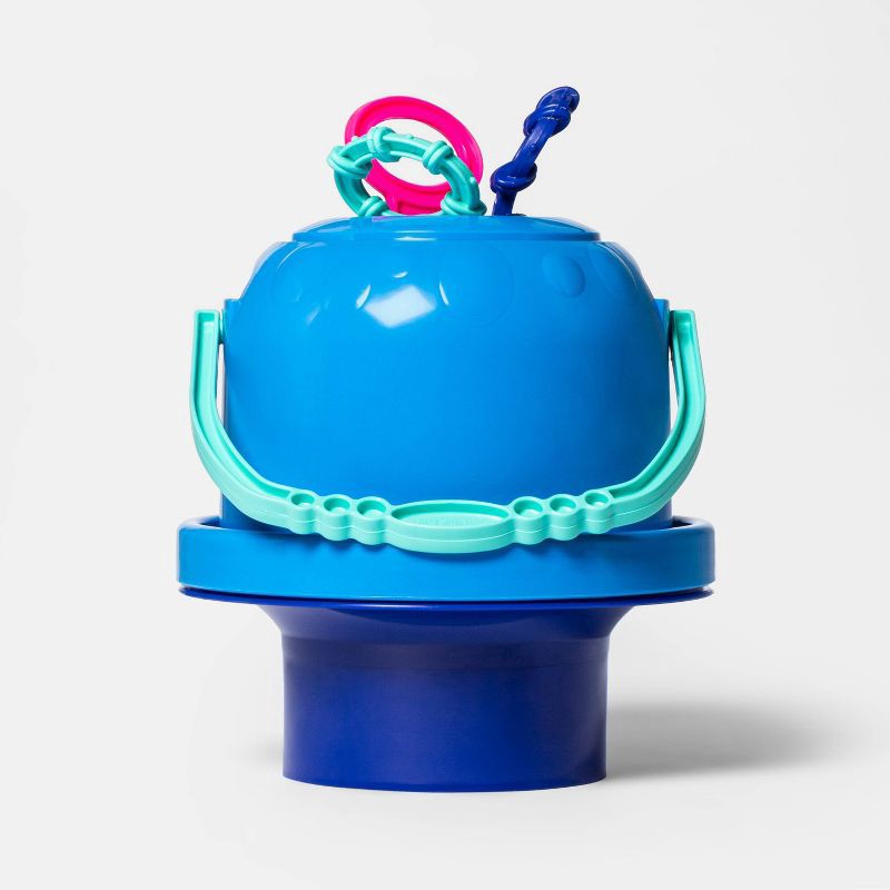 slide 3 of 6, No Spill Big Bubble Bucket - Sun Squad™, 1 ct