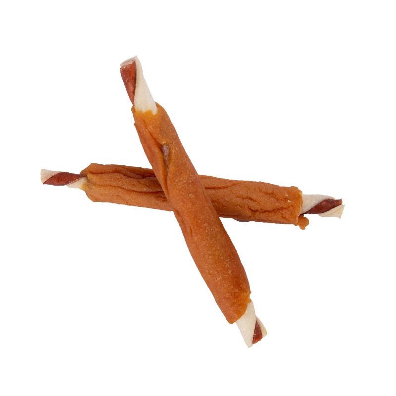 slide 5 of 14, Good 'n' Fun Ribs Rawhide with Beef, Chicken and Pork Flavor Dog Treats -12oz, 12 oz