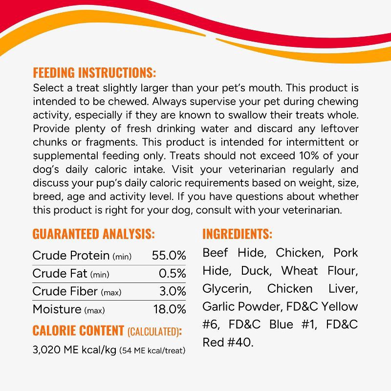slide 15 of 17, Good 'n' Fun Triple Flavor Kabobs Long Lasting Rawhide Chicken, Pork and Beef Flavor Dog Treats - 12oz, 12 oz