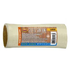 Cadet Peanut Butter Stuffed Shin Bone Dog Treats - Large - 8.5oz