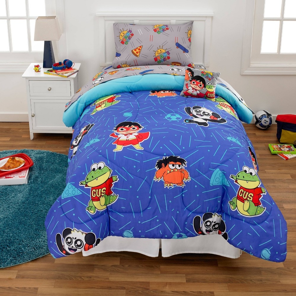 Ryan's World Twin Bed in a Bag Bedding Set 1 ct | Shipt