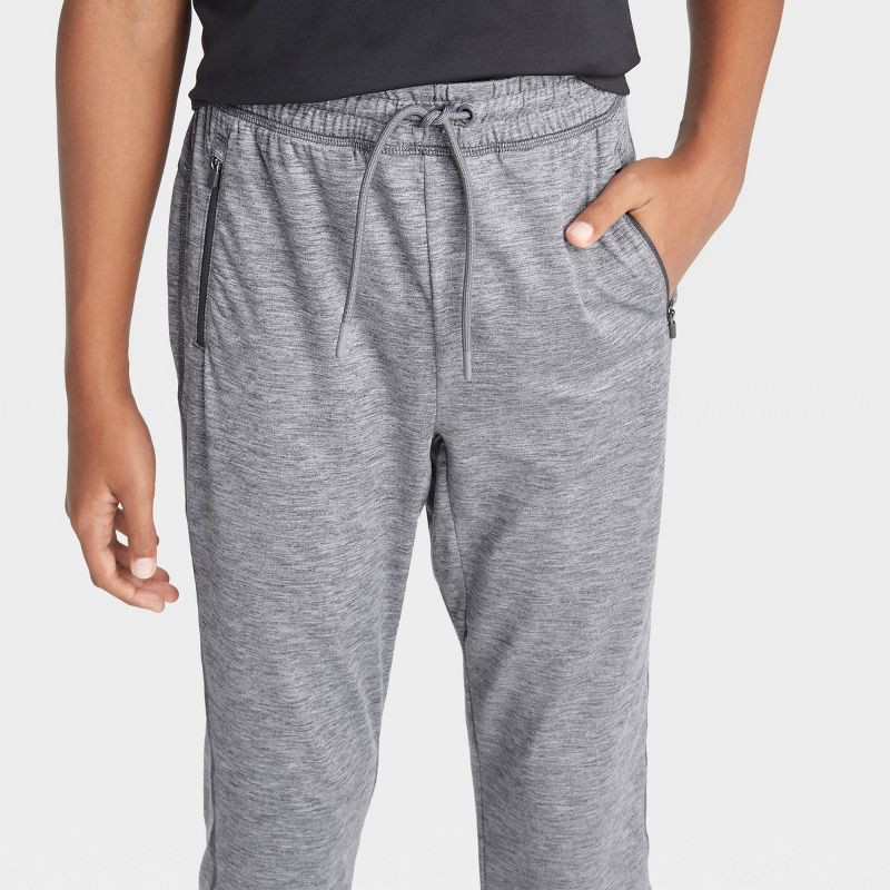 Boys' Soft Gym Jogger Pants - All In Motion™ Gray XS 1 ct