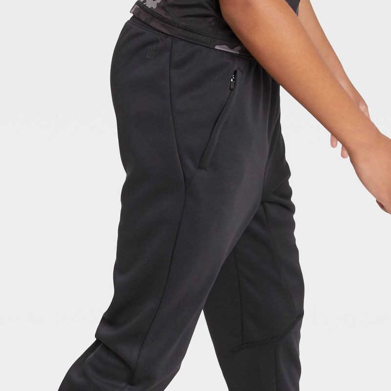 slide 3 of 4, Boys' Performance Jogger Pants - All In Motion™ Black M, 1 ct