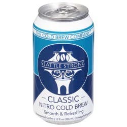 Seattle Strong Nitro Cold Brew Coffee- 12 fl oz