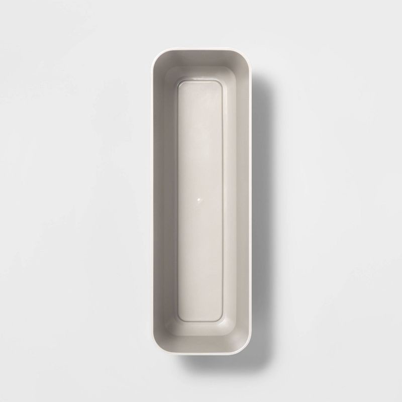 slide 3 of 4, 3pk Long Storage Trays Gray Mist - Brightroom™, 3 ct