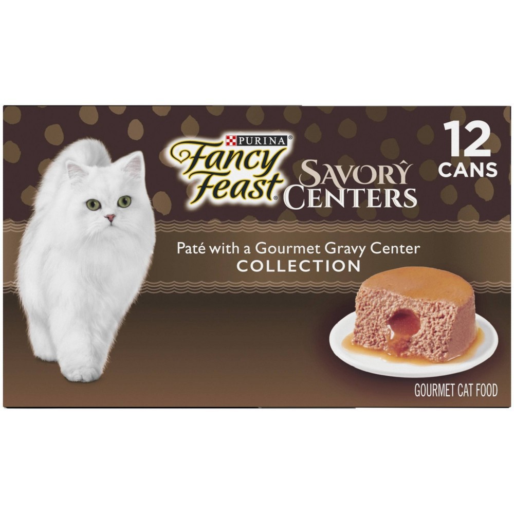 Fancy Feast Savory Centers Wet Cat Food Pâté Variety Pack 36 oz | Shipt