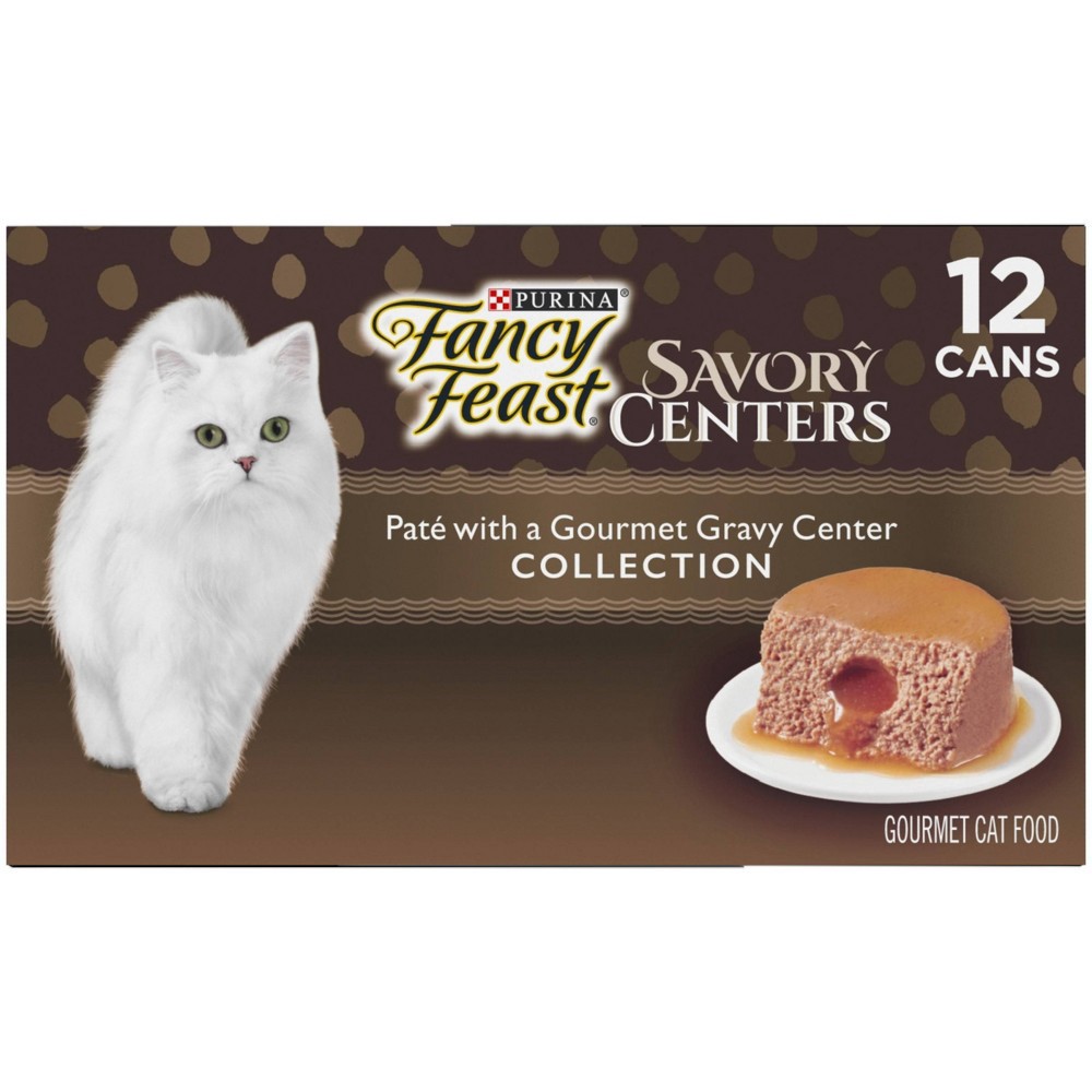 Fancy Feast Savory Centers Wet Cat Food Pâté Variety Pack 36 oz | Shipt