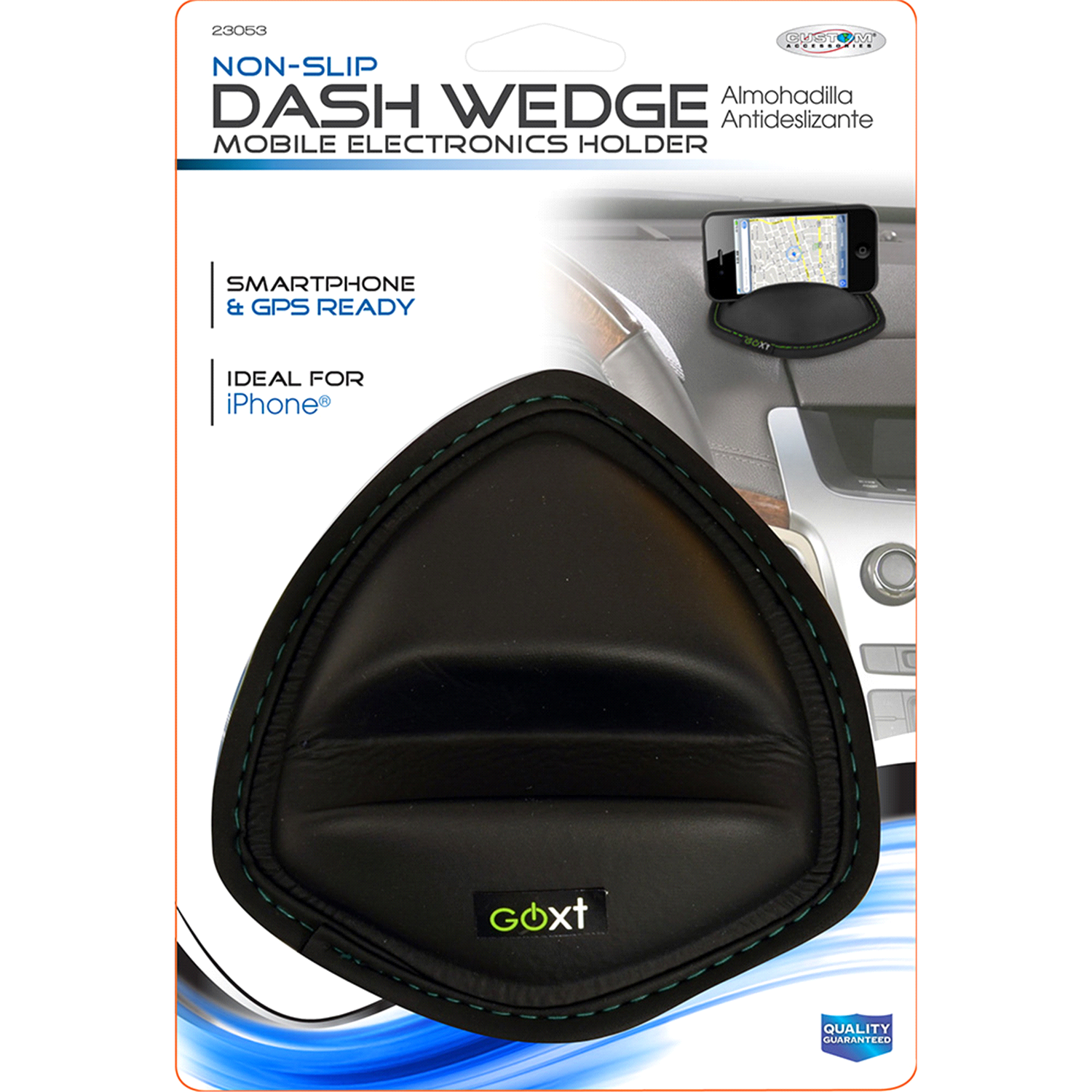 slide 1 of 2, Custom Accessories Custom Black Vinyl/Plastic Non Slip Dash Wedge, 1 ct