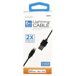 Custom Accessories Goxt 6' Black Lightning Cable