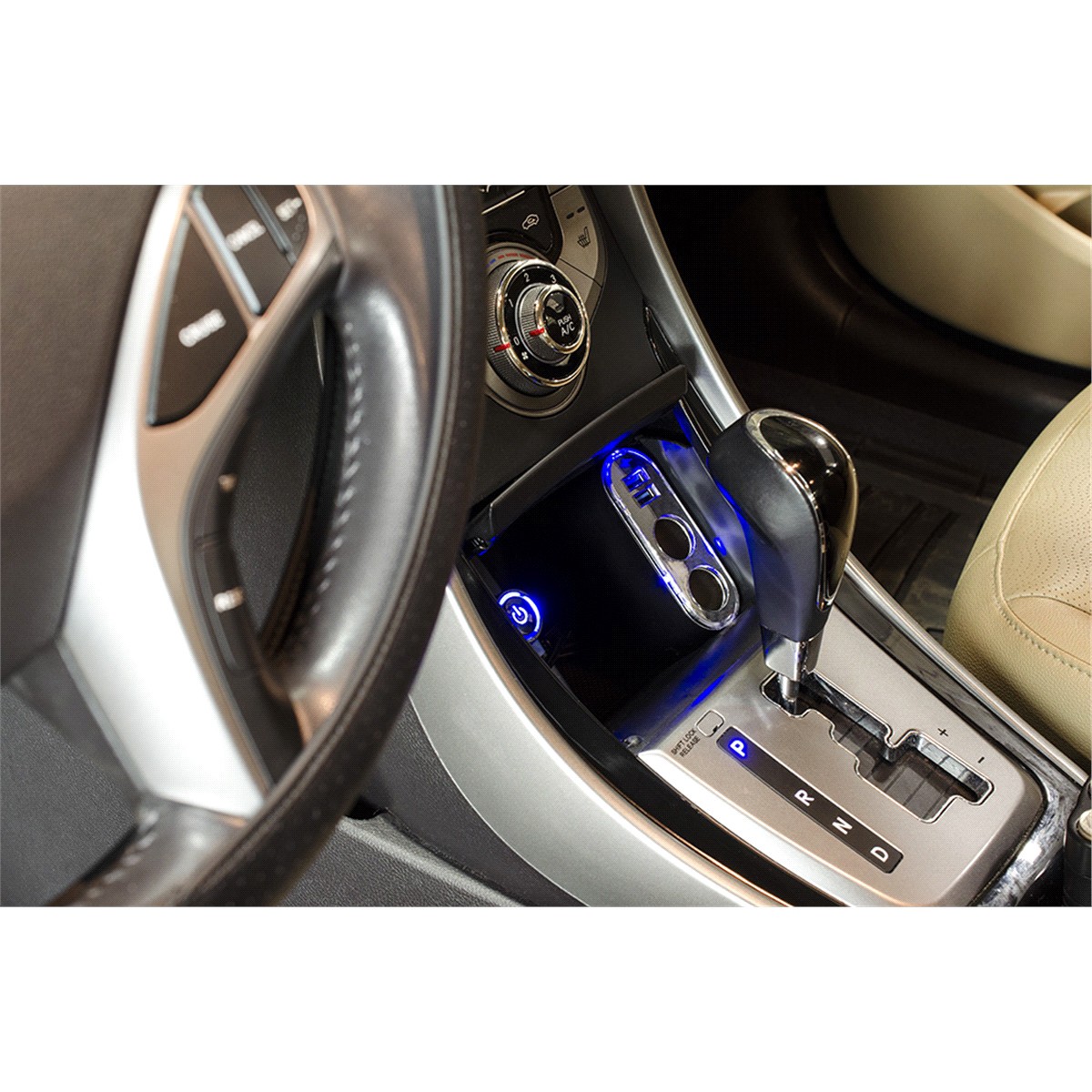 slide 2 of 2, Custom Accessories Goxt Carbon Fiber Dual 12V & Dual 2.4A USB Charger, 1 ct