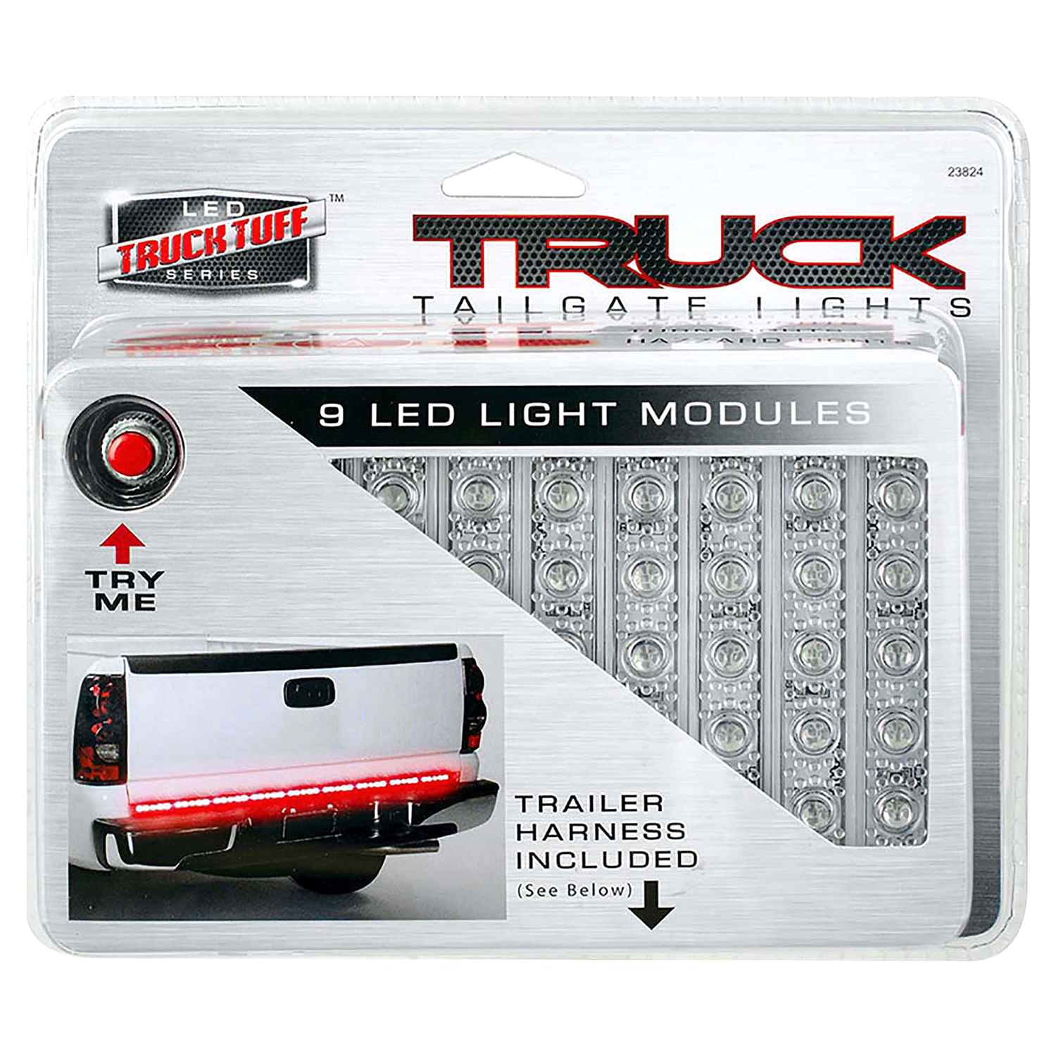 slide 1 of 2, Custom Accessories Custom Truck Tuff Tailgate Lights 9 LED Modules, 1 ct