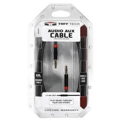 Custom Accessories Custom TUFF TECH 6' Heavy Duty Braided Auxiliary Cord
