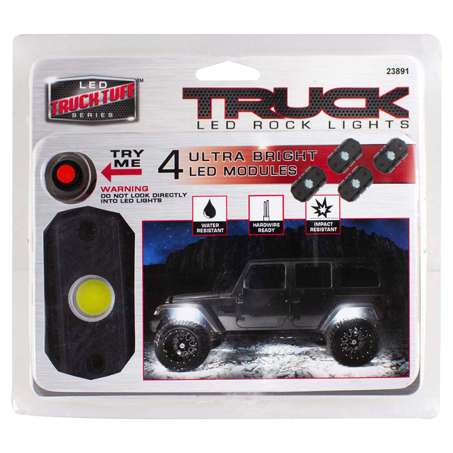 slide 1 of 2, Custom Accessories Truck Tuff White Rock Lights, 1 ct
