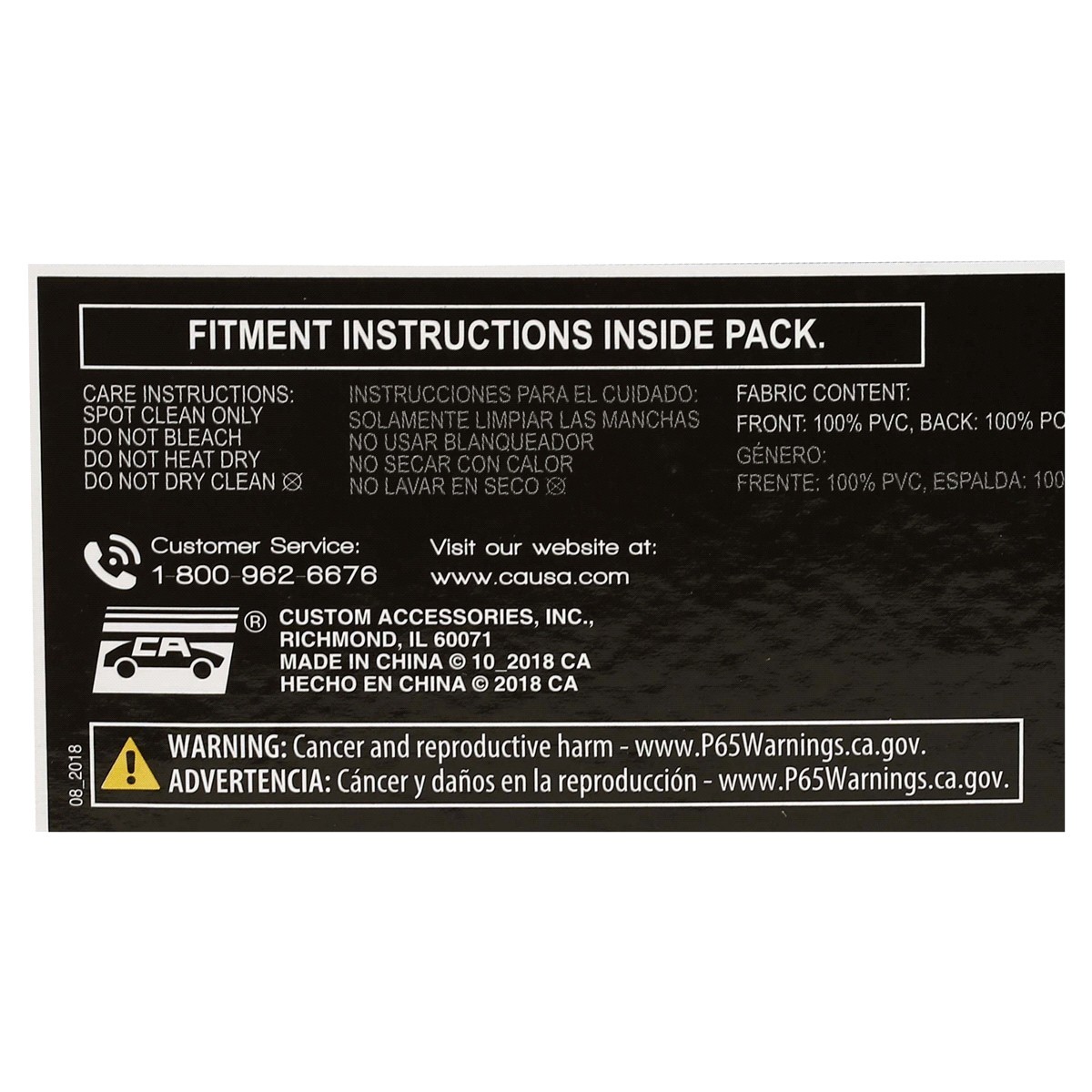 slide 2 of 2, Custom Accessories Custom Covers LB MIDNIGHT PLUSH GRY Seat Cover, 2 ct