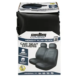 Custom Accessories Custom Covers LB MINDNIGHT PLUSH BLK Seat Cover