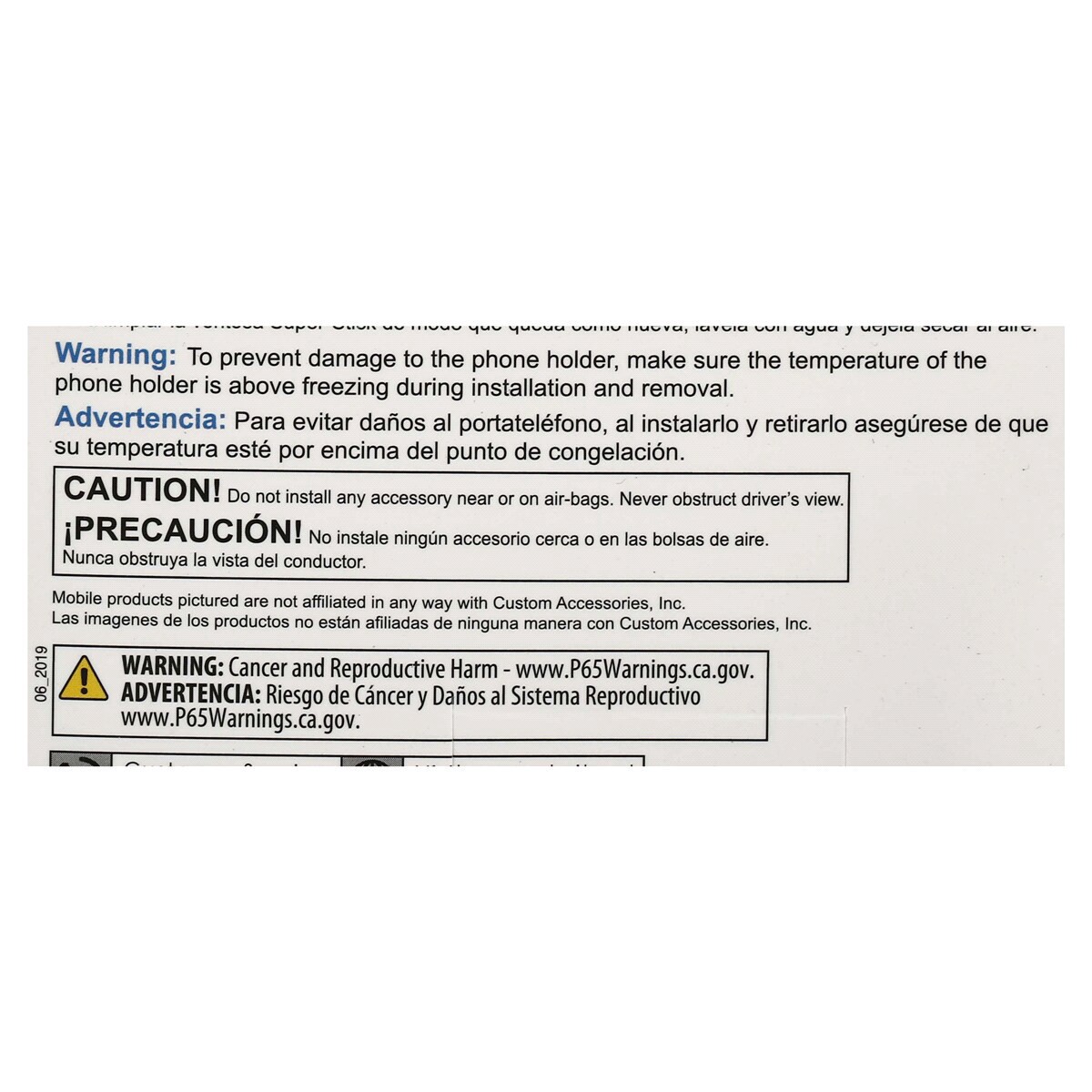 slide 2 of 2, Custom Accessories CARBON XT Super Stick Lighted Phone Holder with USB Port, 1 ct