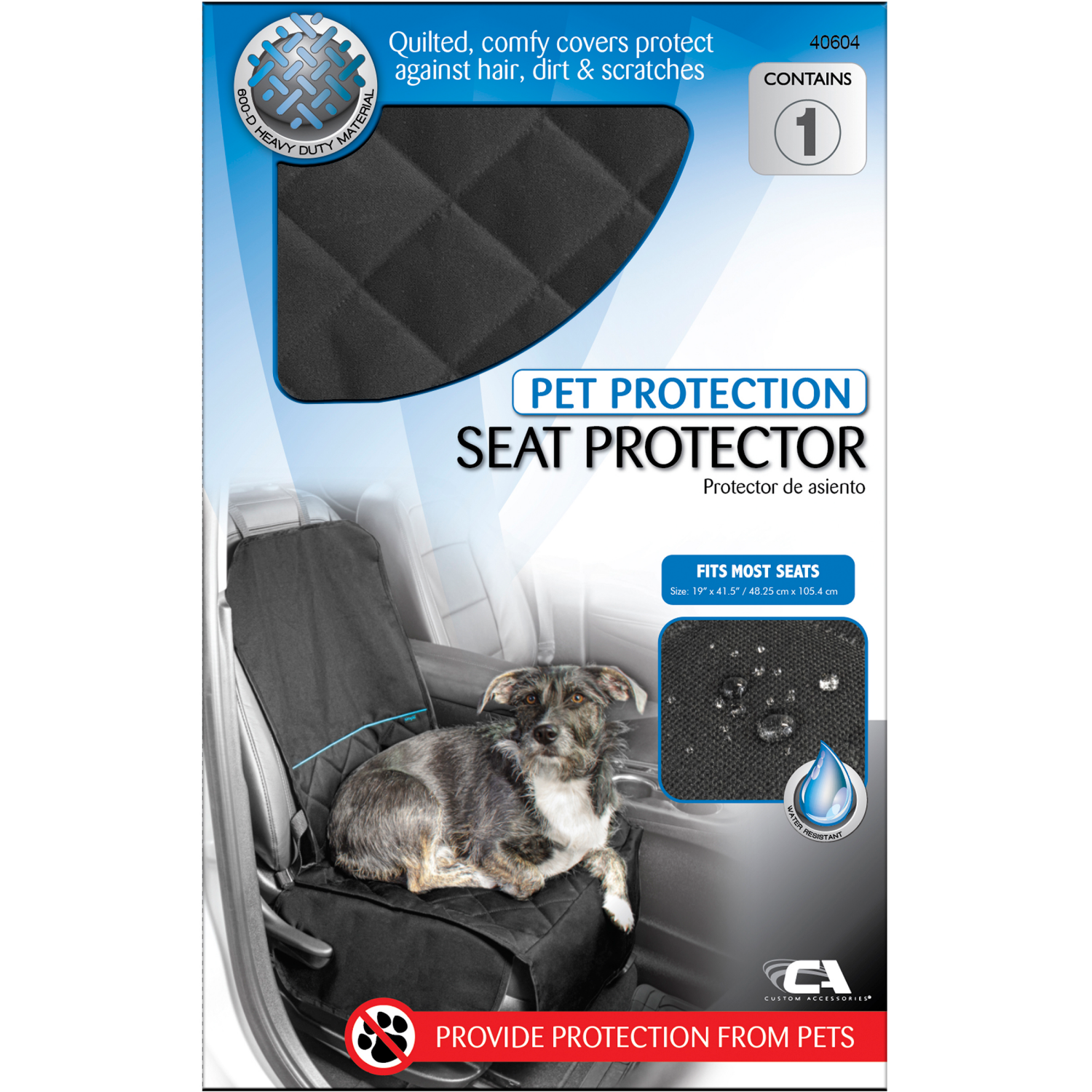 slide 1 of 1, Custom Pet Bucket Seat Protector, 1 ct