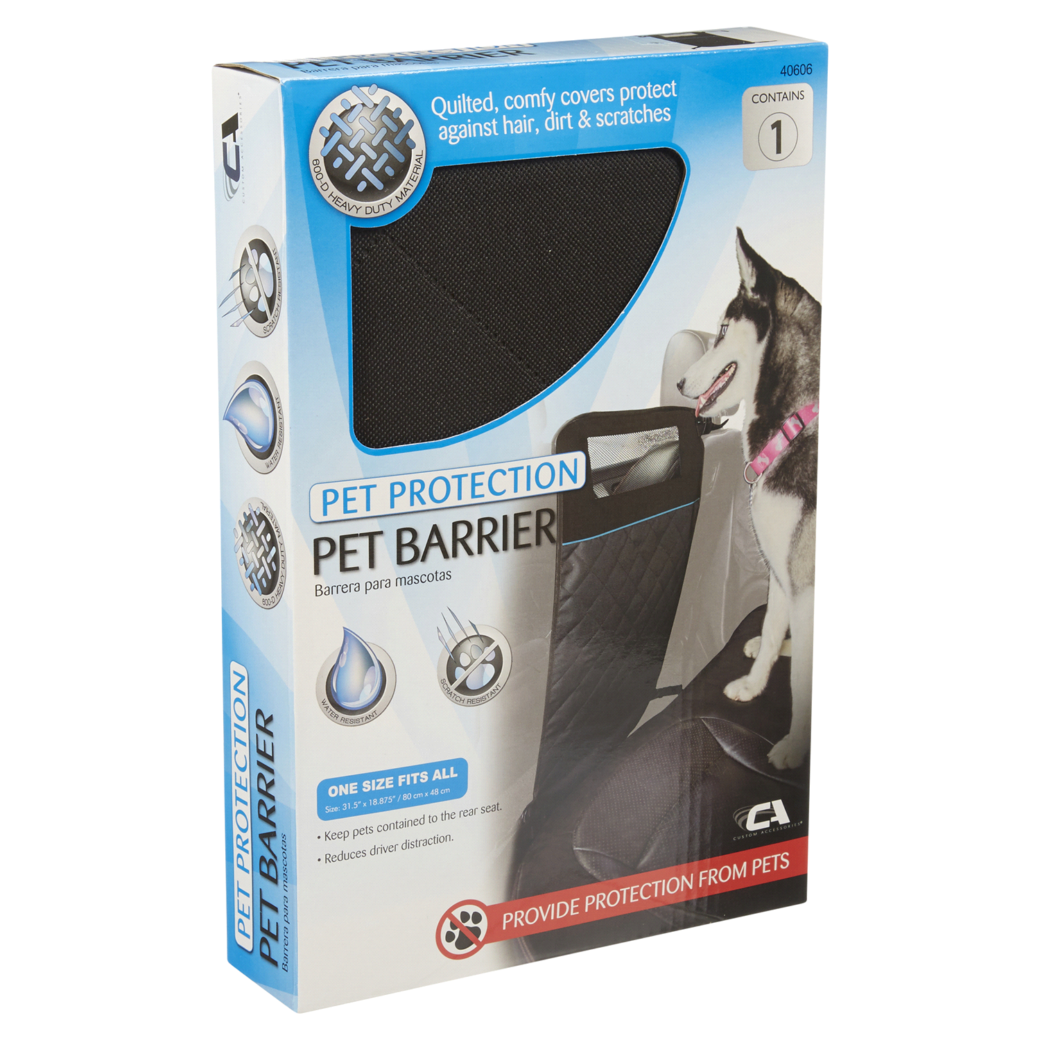 slide 4 of 5, Custom Accessories Custom Pet Front Seat Barrier, 1 ct