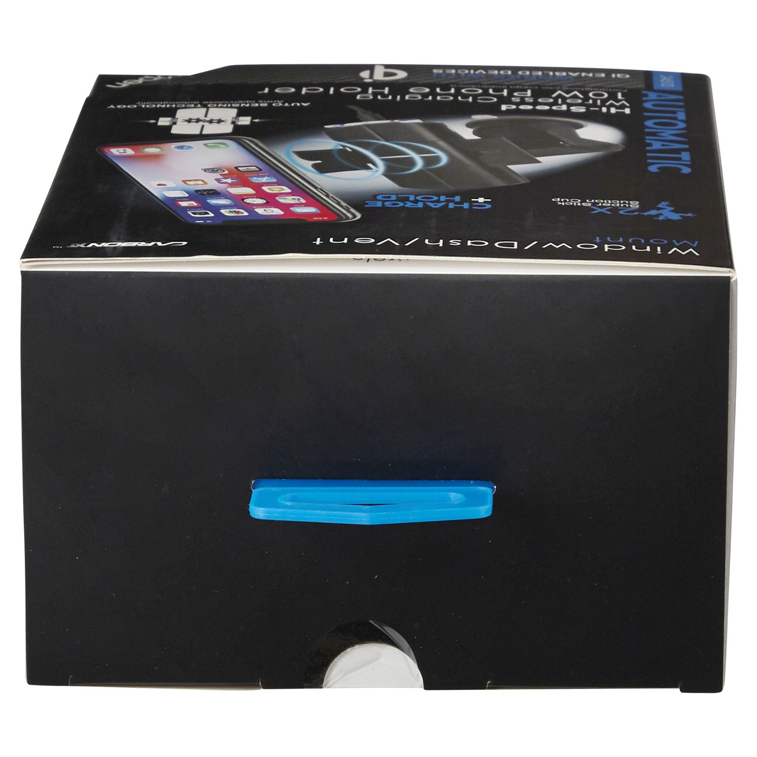 slide 5 of 5, Custom Accessories Carbon Xt Automatic Car Phone Holder & 10W Wireless Charger, 2 ct