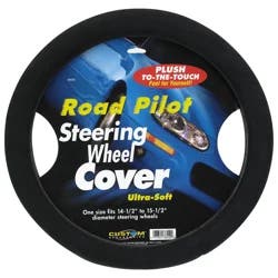 Custom Accessories Custom Grip Black Ultra Soft Steering Wheel Cover