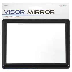 Custom Accessories Custom Black Textured Plastic Visor Mirror