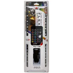 Custom Accessories LED Innovation 4-Pack 4"" Multicolor Ultrabright Flex Strip Lights