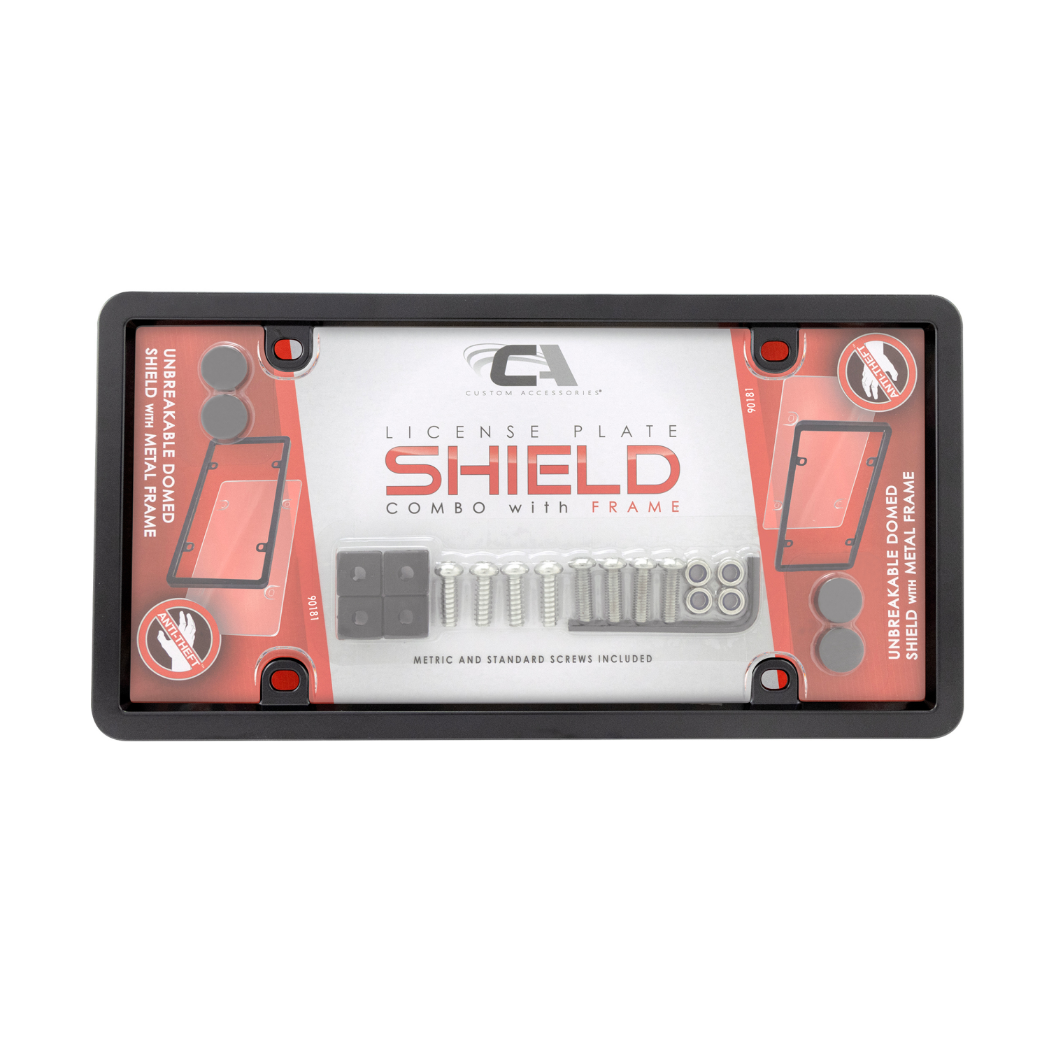 slide 1 of 1, Custom Accessories Custom Bk- Clr Metal Dlx H Duty Lpc, 1 ct