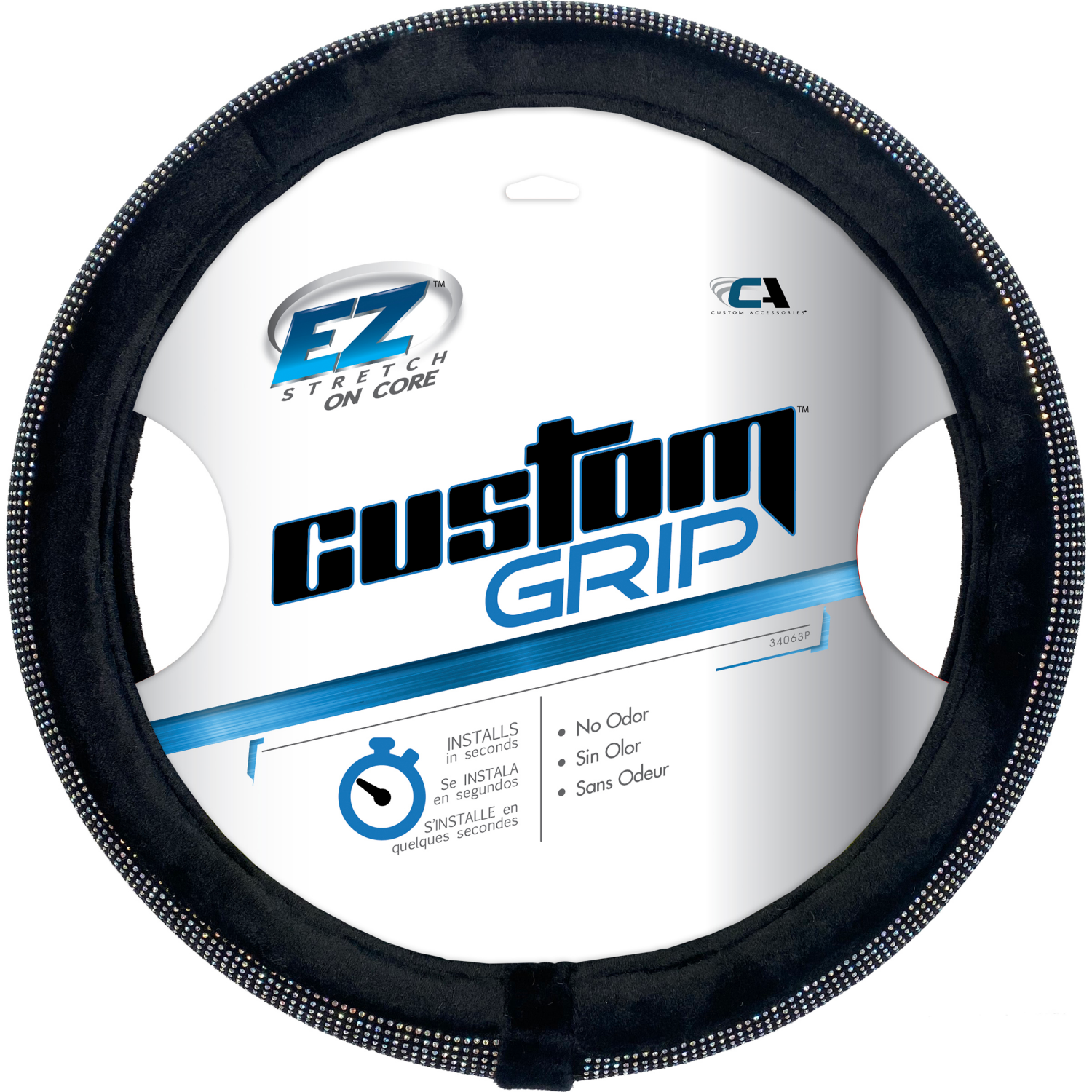 slide 1 of 1, Custom Accessories Custom SWC Velvet Shipper Blk, 1 ct