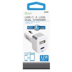 Custom Accessories GoXT 32W POWER DELIVERY USB & USB-C DUAL CHARGER