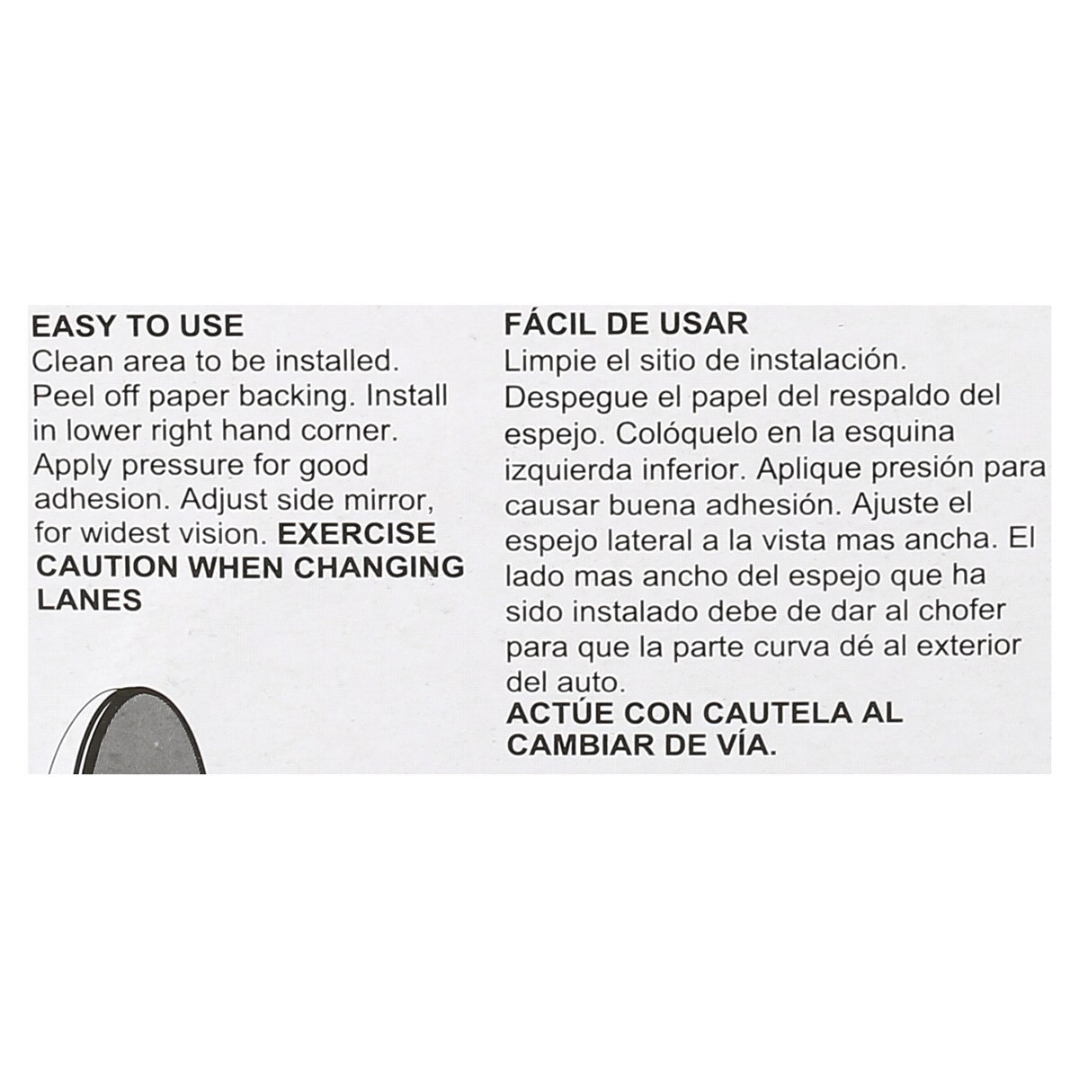 slide 2 of 2, Custom Accessories Custom 2" Blind Spot Mirror, 2 in