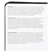 slide 5 of 5, Custom Accessories Custom Frames Black Metal License Plate Frame with Caps, 1 ct