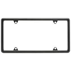 Custom Accessories Custom Frames Black Metal License Plate Frame