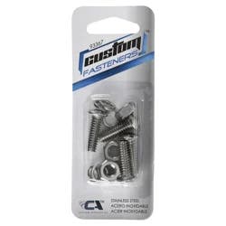 Custom Accessories Custom Stainless Steel Standard License Plate Fasteners