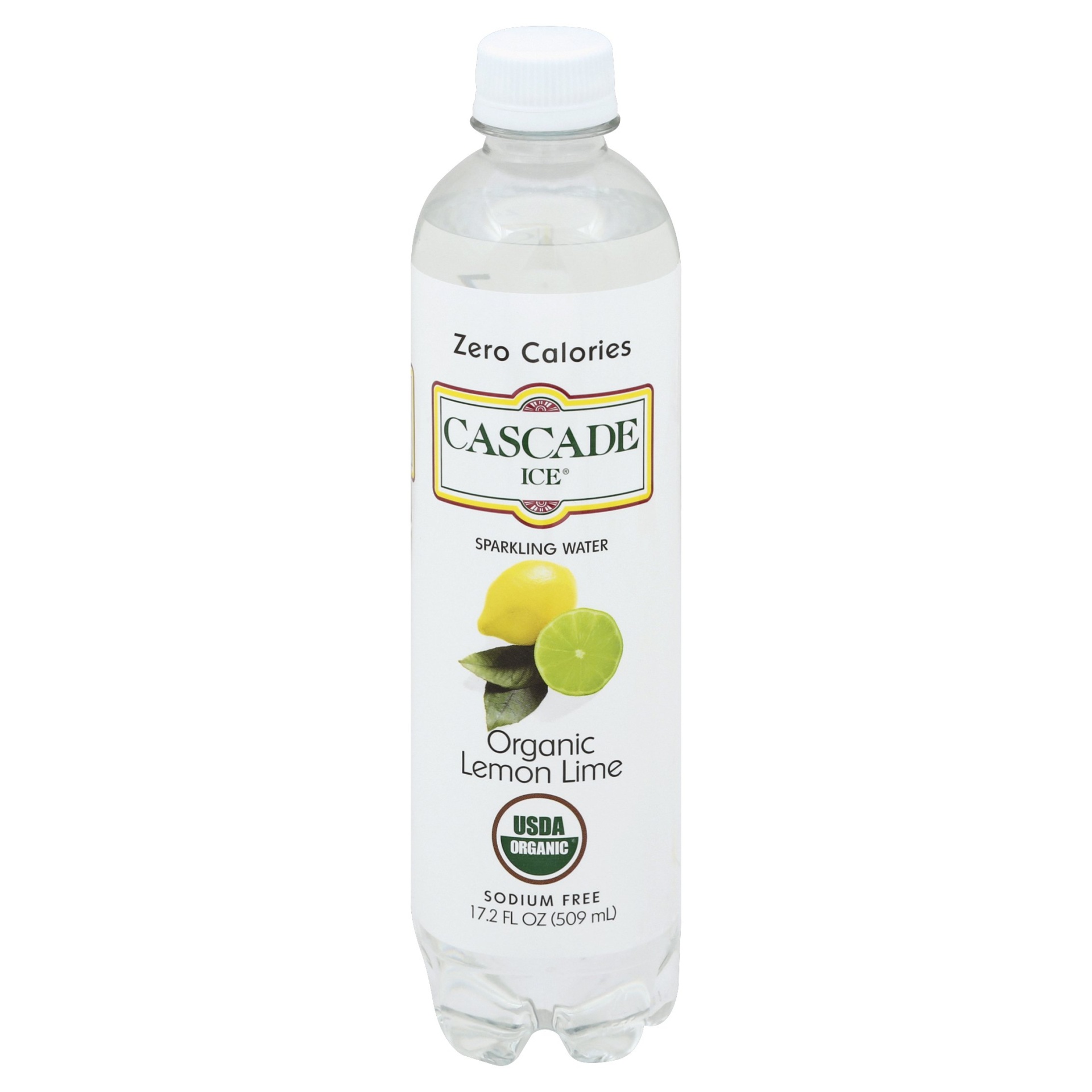 slide 1 of 1, Cascade Ice Lemon Lime Sparkling Water, 17.2 fl oz