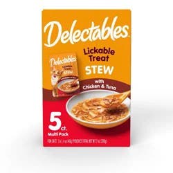 Hartz Delectables Stew Chicken and Tuna Lickable Cat Treats - 7oz/5ct