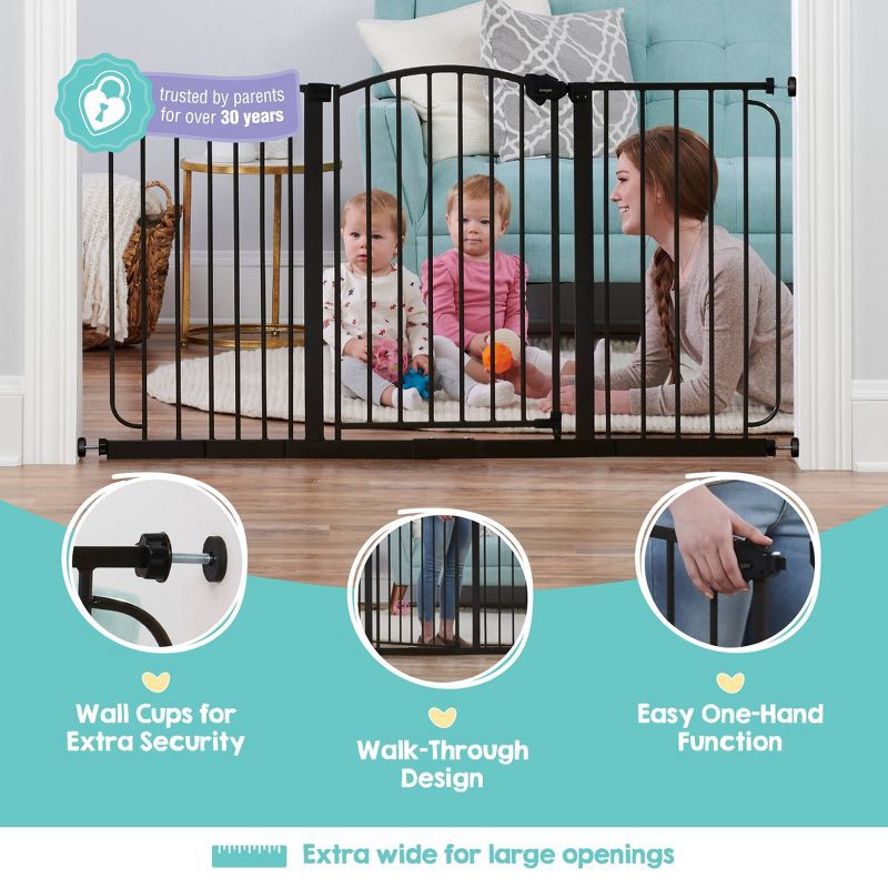 slide 5 of 6, Regalo Home Accents Super Wide Safety Gate, 1 ct