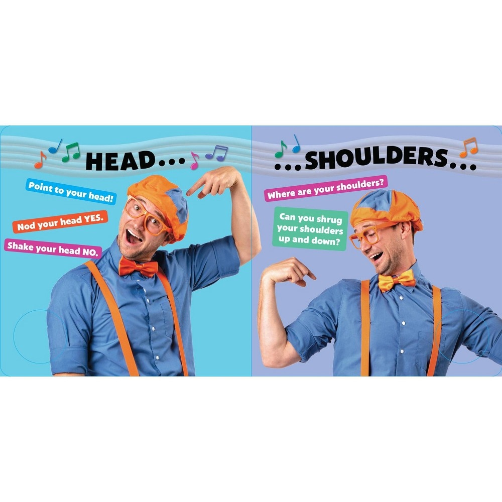 slide 3 of 5, Studio Fun Blippi: Head, Shoulders, Knees, and Toes - (Board Book), 1 ct