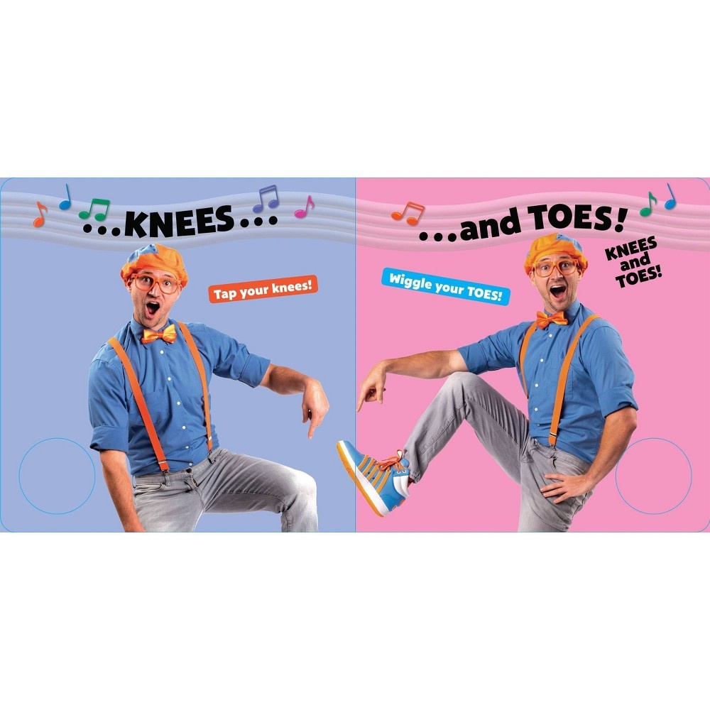 slide 5 of 5, Studio Fun Blippi: Head, Shoulders, Knees, and Toes - (Board Book), 1 ct